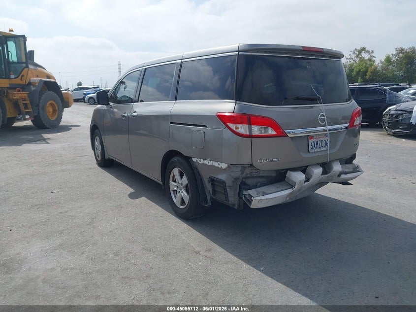 Vin: jn8ae2kp5c9048819, lot: 45553242, nissan quest sv 20123