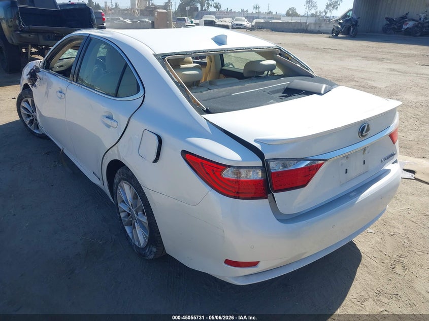 Vin: jthbw1ggxf2091032, lot: 45553261, lexus es 300h 20153