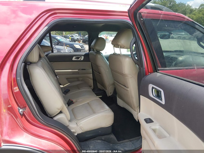 2012 Ford Explorer 3.5 Xlt Red Lot 111045055842 Vin 1FMHK8D89CGA69000