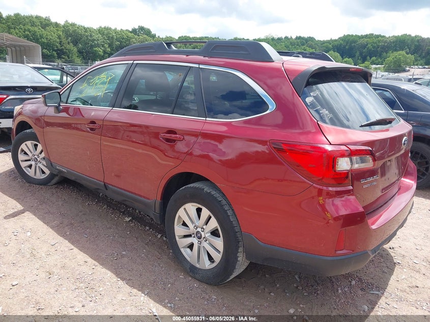 Vin: 4s4bsbhc0f3231917, lot: 45553461, subaru outback 2.5i premium 20153