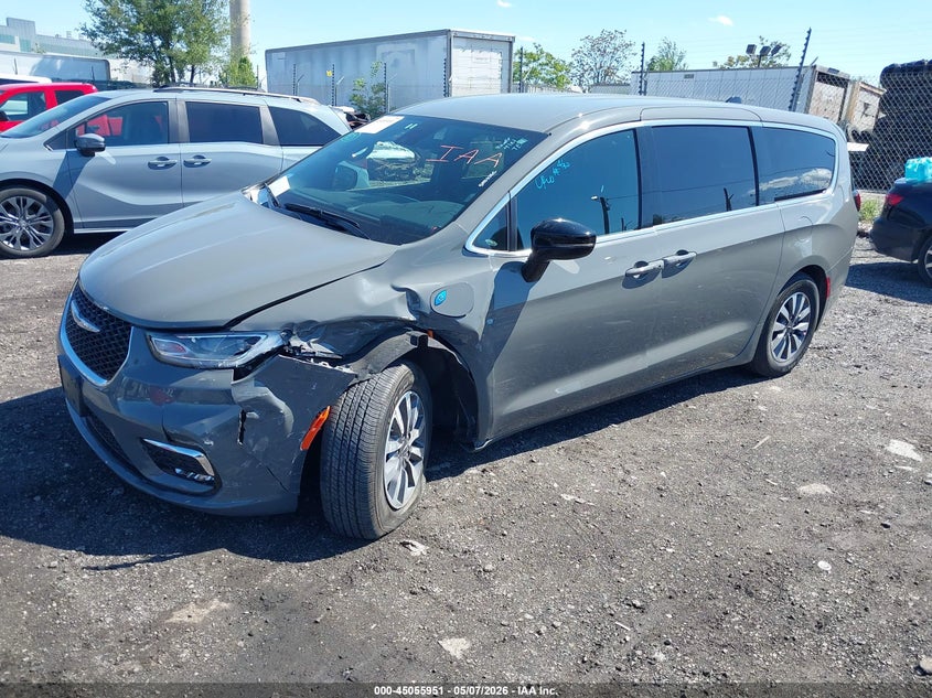 Vin: 2c4rc1s76sr572231, lot: 45553481, chrysler pacifica hybrid select 20252
