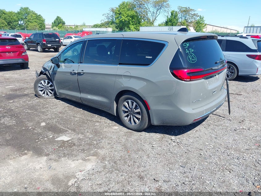 Vin: 2c4rc1s76sr572231, lot: 45553481, chrysler pacifica hybrid select 20253
