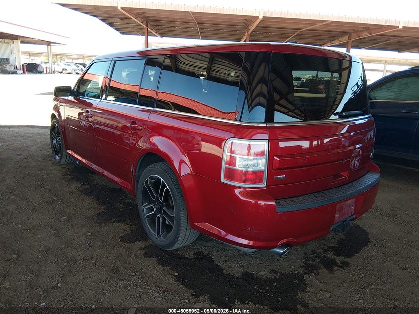 Vin: 2fmgk5c88dbd33988, lot: 45553482, ford flex sel 20133
