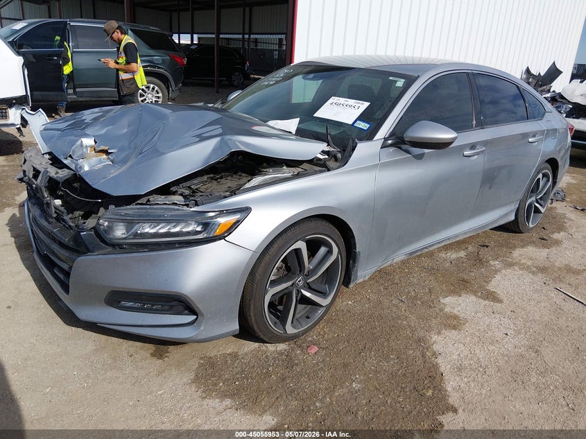 1HGCV1F32KA081698 2019 HONDA ACCORD SPORT photo 1