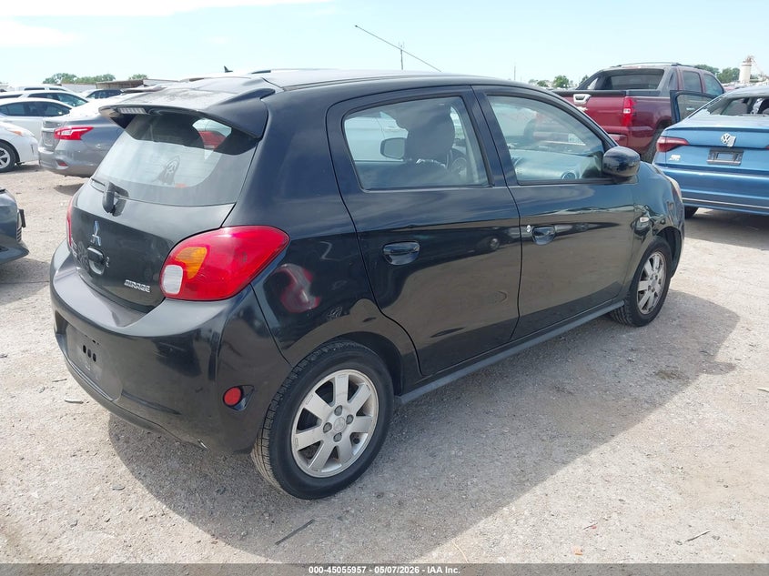Vin: ml32a4hj6eh008819, lot: 45553487, mitsubishi mirage es 20144