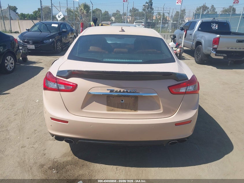 2017 Maserati Ghibli S VIN: ZAM57RSL8H1198969 Lot: 45055958