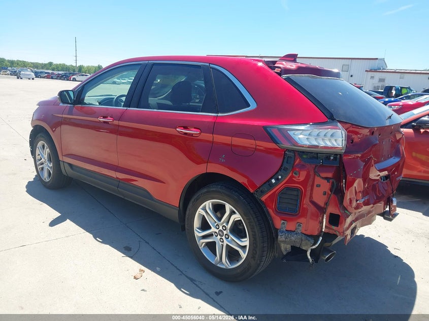 Vin: 2fmpk3k92jbc20161, lot: 45553570, ford edge titanium 20183