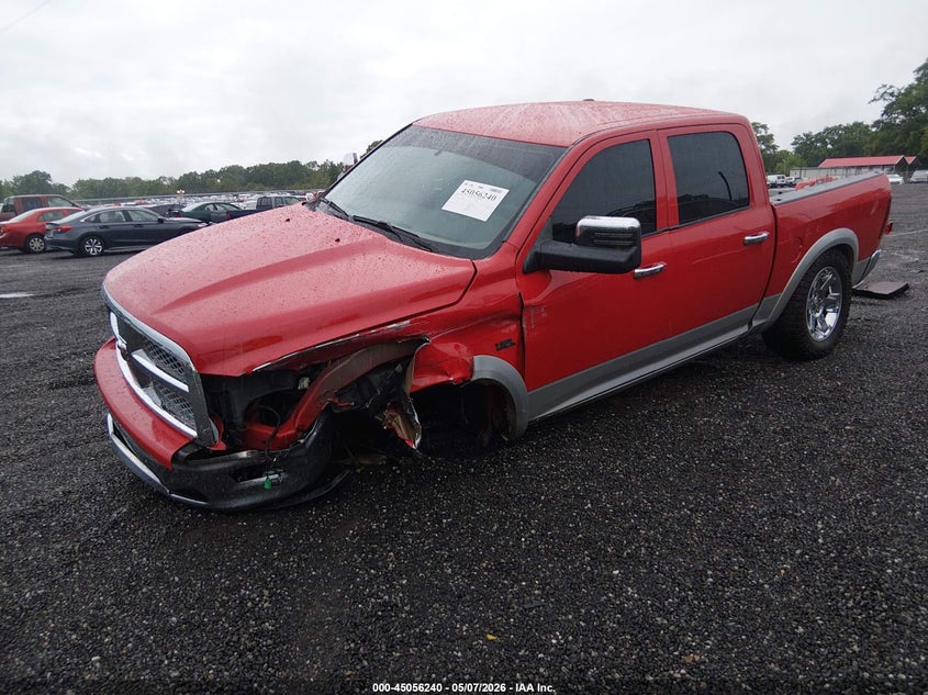 Vin: 1c6rd7nt5cs290615, lot: 45553770, ram 1500 laramie 20122
