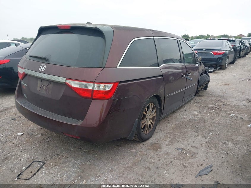 Vin: 5fnrl5h61db080730, lot: 45553776, honda odyssey ex-l 20134
