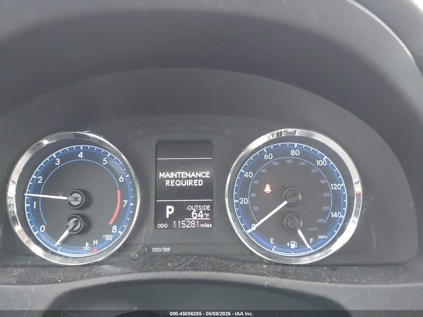 2017 TOYOTA COROLLA SEDAN 1.8L I-4 DOHC, VVT, 132HP