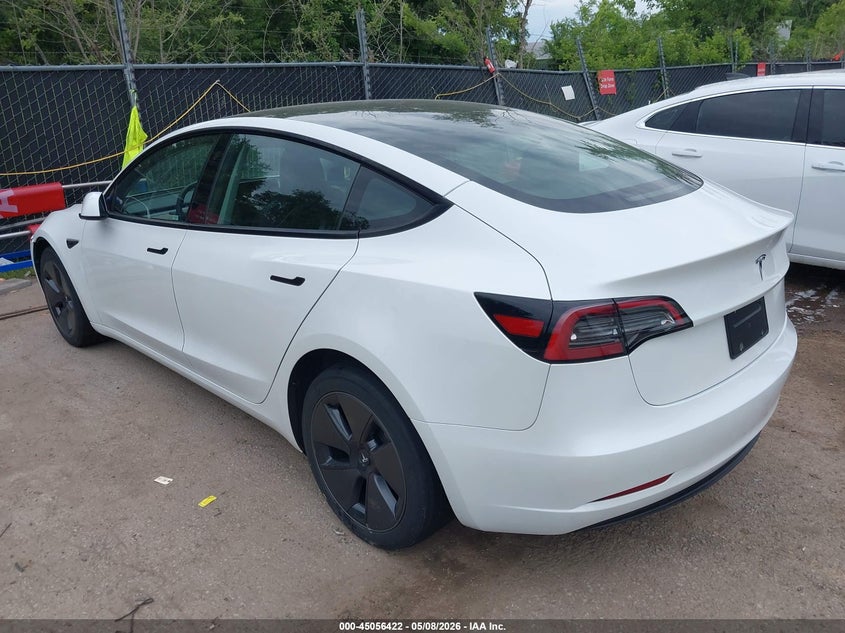 Vin: 5yj3e1ea3pf626031, lot: 45553952, tesla model 3 rear-wheel drive 20233