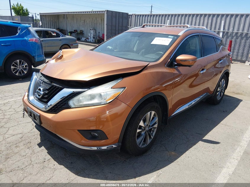 5N1AZ2MH3GN163398 2016 Nissan Murano Sl photo 1