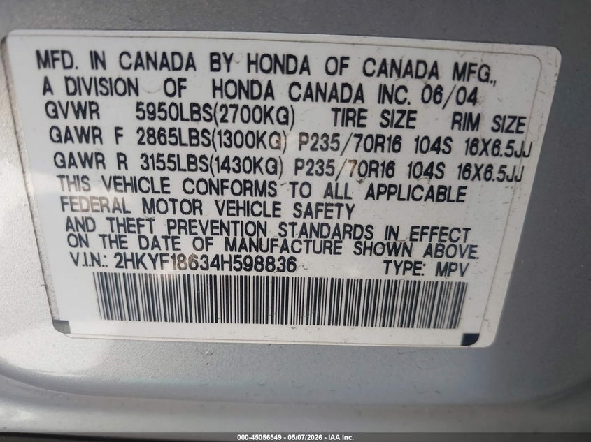 AtlanticExpress - Honda Pilot