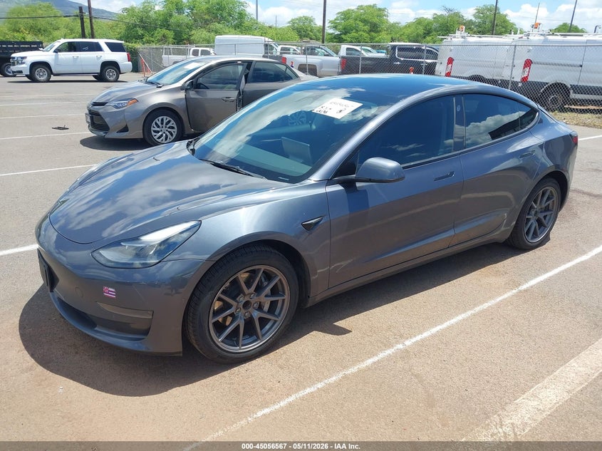 Vin: 5yj3e1eaxnf307254, lot: 45554097, tesla model 3 rear-wheel drive 20222