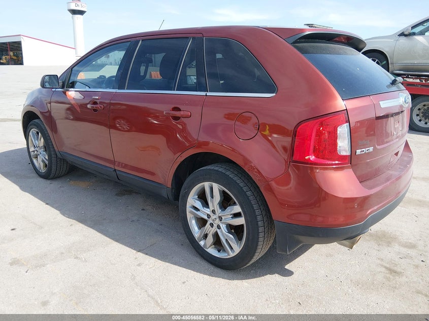 Vin: 2fmdk4kc5ebb71306, lot: 45554112, ford edge limited 20143
