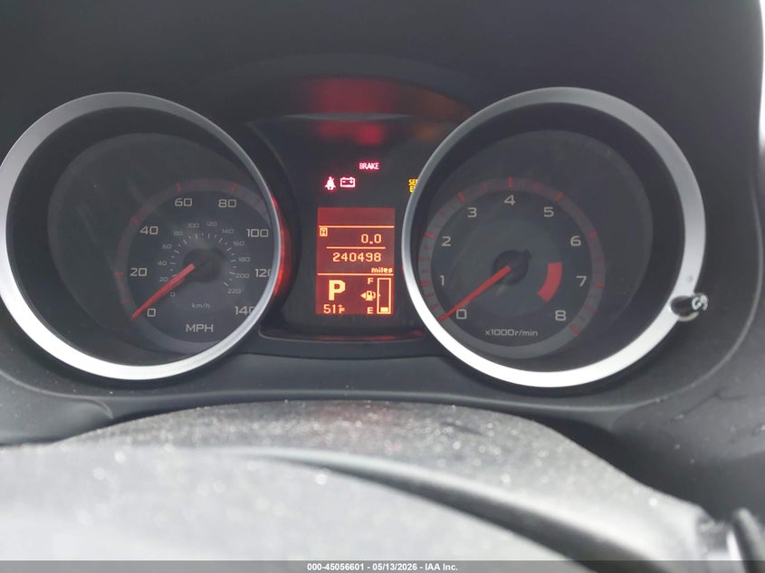 2008 Mitsubishi Lancer Gts VIN: JA3AU86U78U046333 Lot: 45056601