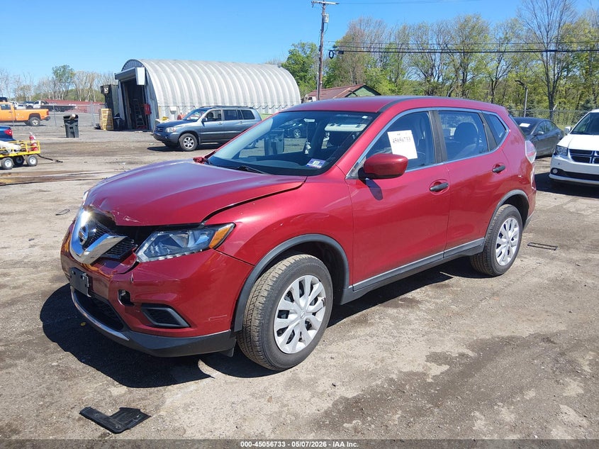 2016 Nissan Rogue S/Sl/Sv KNMAT2MV2GP675587 photo 1