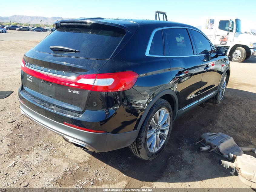 Vin: 2lmtj8lpxgbl57695, lot: 45554361, lincoln mkx reserve 20164