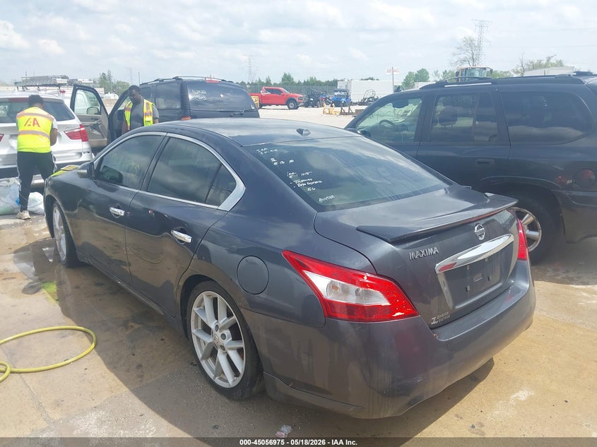 2009 Nissan Maxima 3.5 3.5 Sv grey Lot 111045056975 Vin 1N4AA51E19C844588