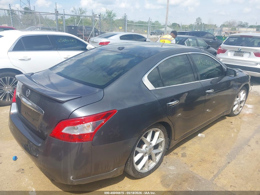2009 Nissan Maxima 3.5 3.5 Sv grey Lot 111045056975 Vin 1N4AA51E19C844588