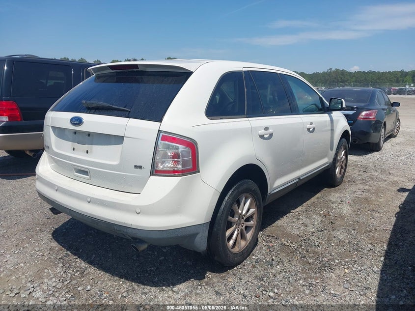 2009 Ford Edge 3.5 Sel white Lot 111045057055 Vin 2FMDK38C89BA47795