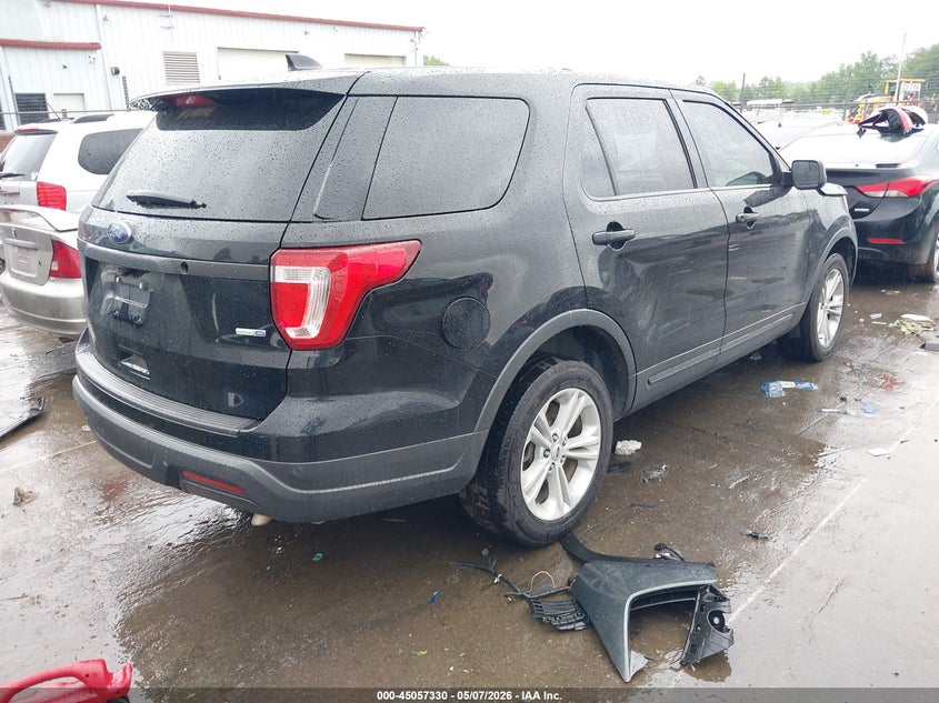 Vin: 1fm5k8ar7jga32752, lot: 45554875, ford police interceptor utility 20184