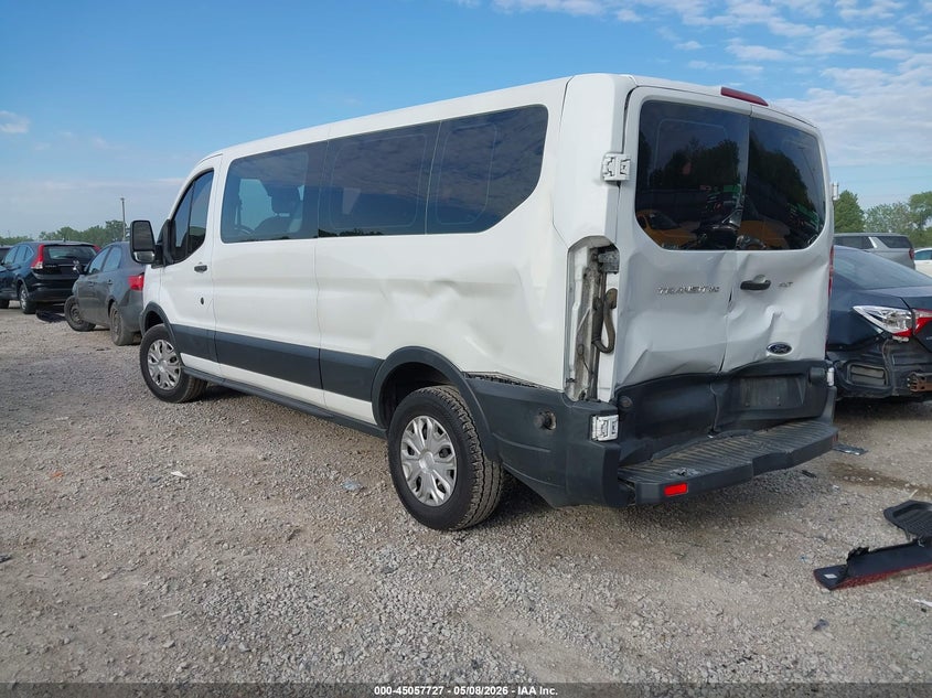 Vin: 1fbzx2zmxfkb12195, lot: 45555272, ford transit-350 xlt 20153