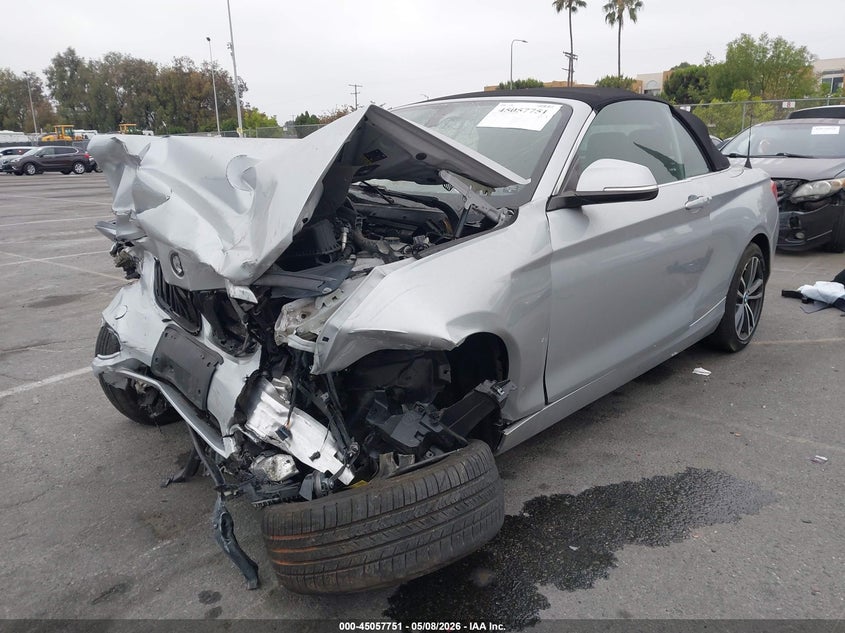 Vin: wba2m7c55jvd51455, lot: 45555296, bmw 230i 20182