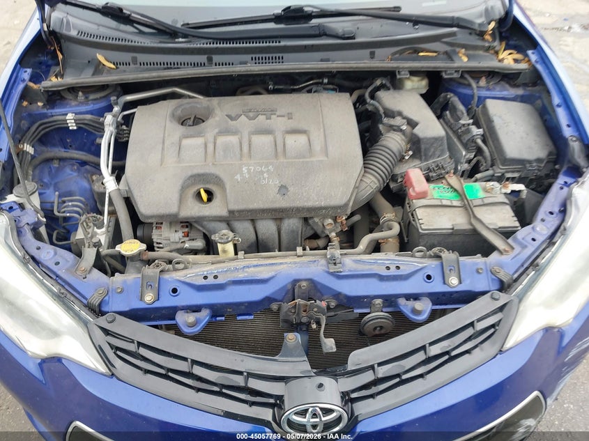2015 TOYOTA COROLLA SEDAN 1.8L I-4 DOHC, VVT, 132HP