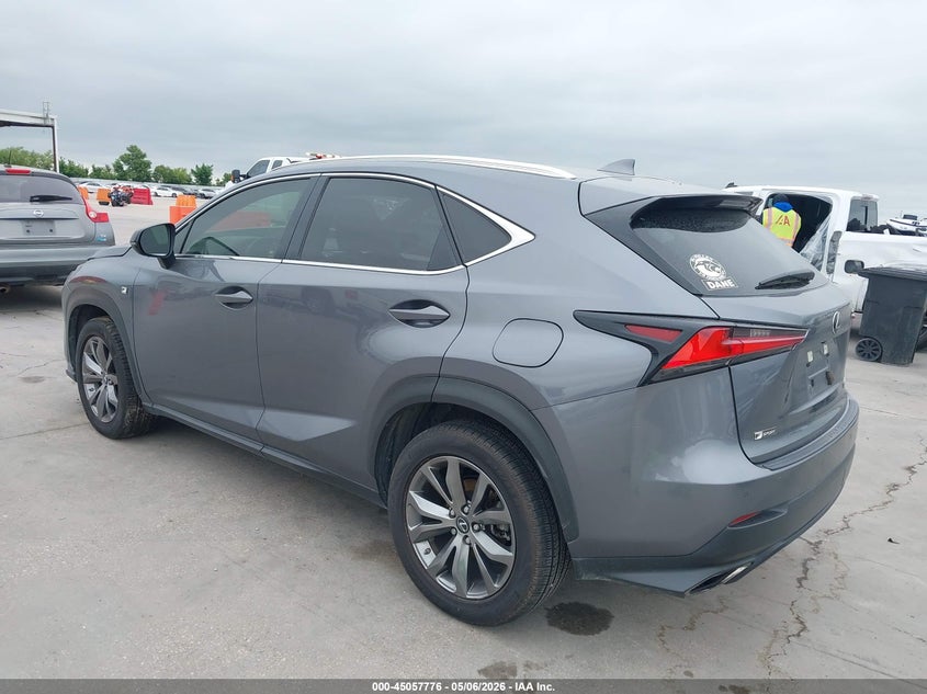 Vin: jtjsarbz4l5013277, lot: 45555321, lexus nx 300 f sport 20203