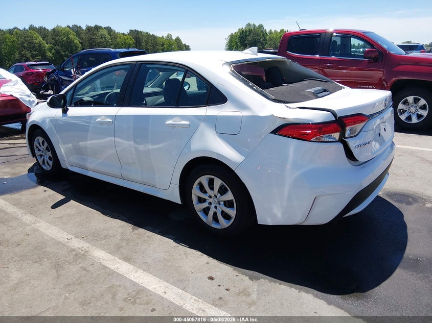 VIN 5YFEPMAE6NP309052 2022 TOYOTA COROLLA LE