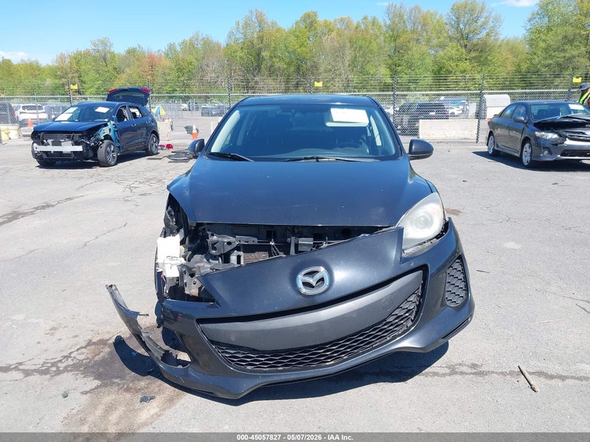 2012 Mazda 3 2.0 I Grand Touring black Lot 111045057827 Vin JM1BL1W78C1668461