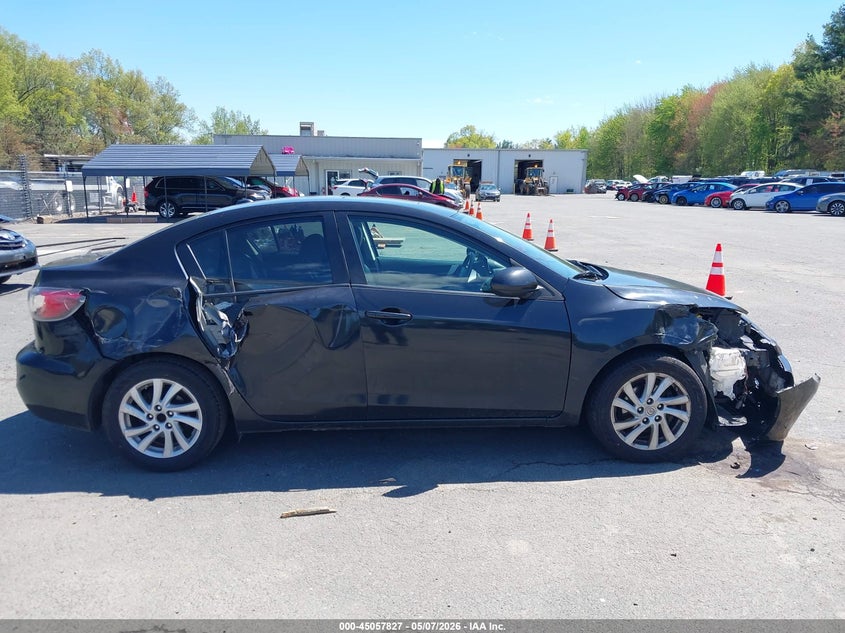 2012 Mazda 3 2.0 I Grand Touring black Lot 111045057827 Vin JM1BL1W78C1668461