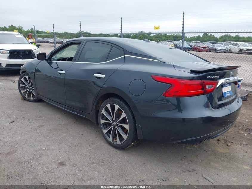 Vin: 1n4aa6ap8gc388061, lot: 45555595, nissan maxima 3.5 sr 20163