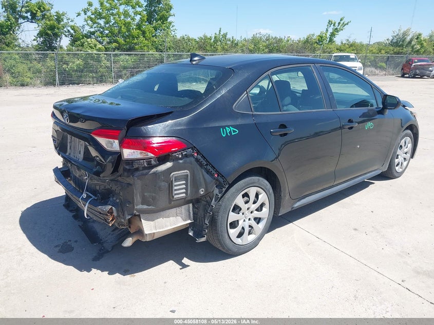 VIN 5YFEPRAE7LP091147 2020 TOYOTA COROLLA LE