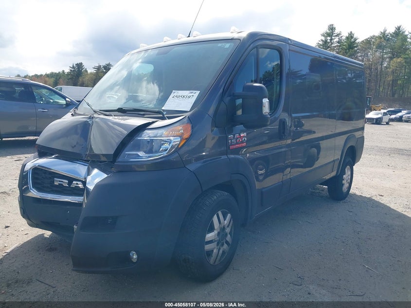 Vin: 3c6trvag6le127494, lot: 45555653, ram promaster 1500 low roof 136 wb 20202