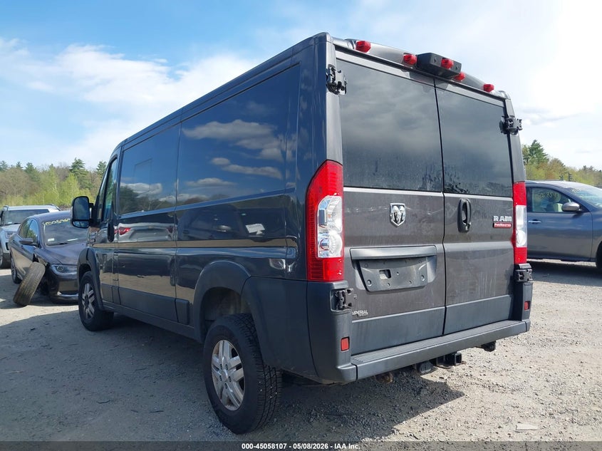 Vin: 3c6trvag6le127494, lot: 45555653, ram promaster 1500 low roof 136 wb 20203