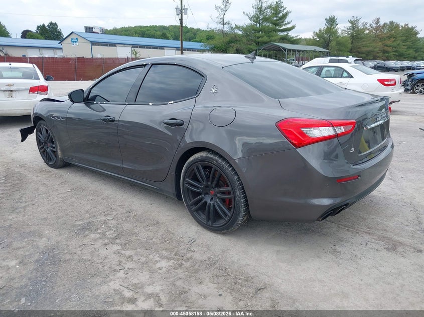 Vin: zam57ysa9k1314745, lot: 45555703, maserati ghibli s 20193