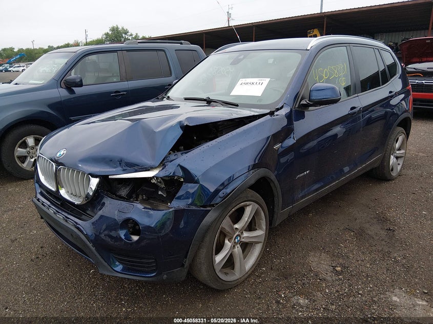 Vin: 5uxwx7c30h0u43621, lot: 45555876, bmw x3 xdrive35i 20172