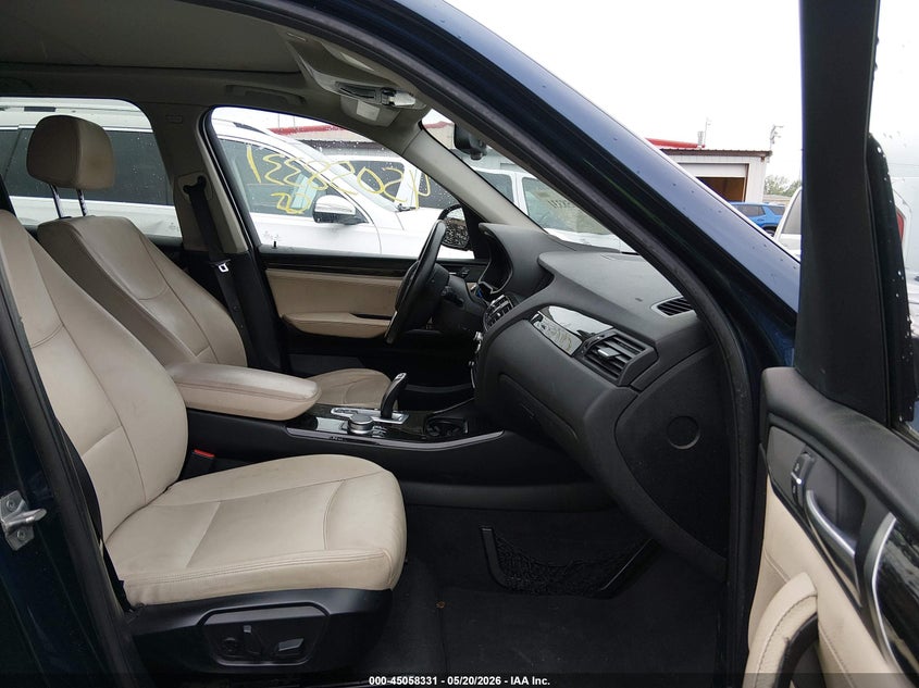 2017 BMW X3 SPORT UTILITY VEHICLE 3.0L I-6 DI, DOHC, VVT, TURBO, 300HP
