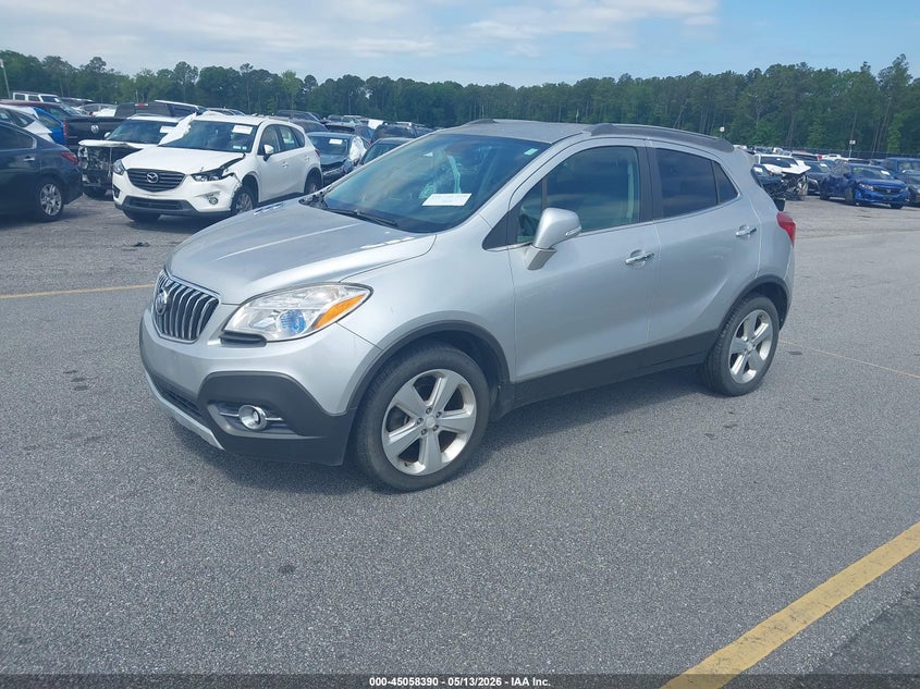 Vin: kl4cjbsbxfb134512, lot: 45555935, buick encore convenience 20152