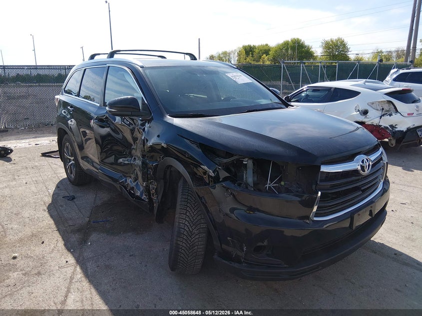 Vin: 5tdjkrfh0gs328154, lot: 45556193, toyota highlander xle v6 2016 img_1
