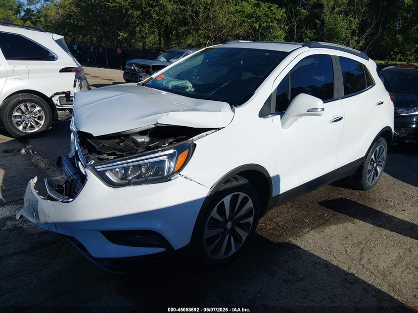 Vin: kl4cjcsm3kb887798, lot: 45556237, buick encore fwd essence 20192