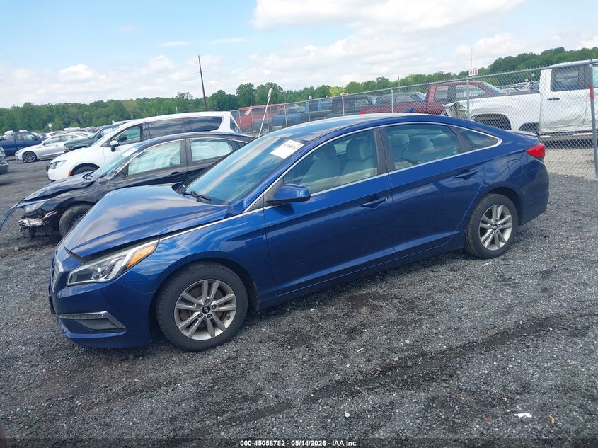 2015 Hyundai Sonata Se 5NPE24AF1FH155999 photo 1