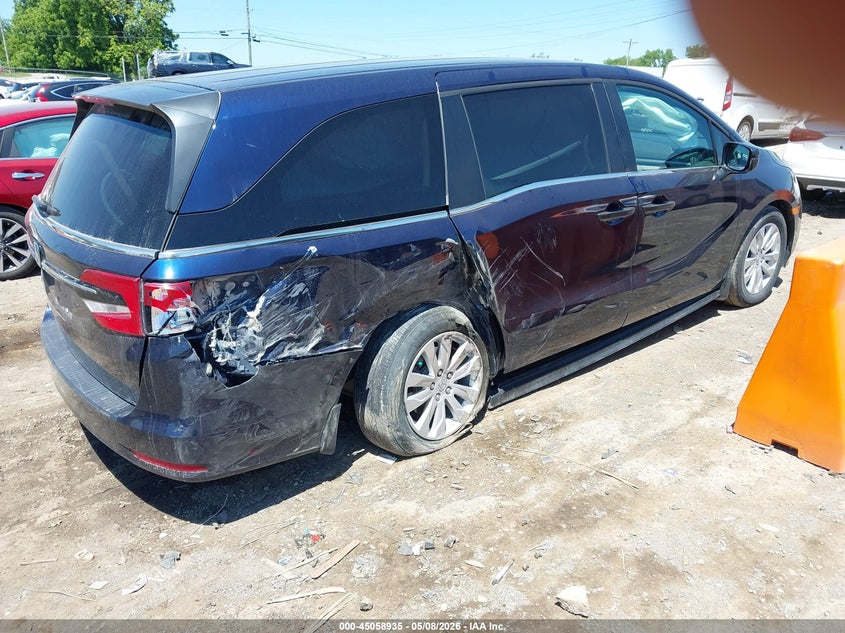 Vin: 5fnrl6h23mb034626, lot: 45556480, honda odyssey lx 20214