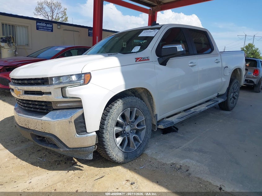 2021 Chevrolet Silverado 1500 4wd  Short Bed Lt 1GCUYDET7MZ300205 photo 1