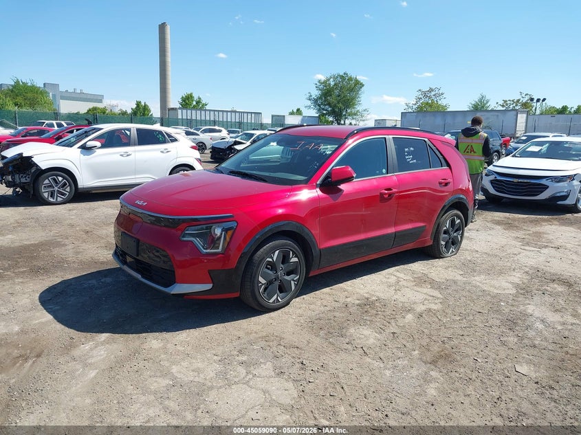Vin: kndcr3l19r5107590, lot: 45556635, kia niro ev wind 20242