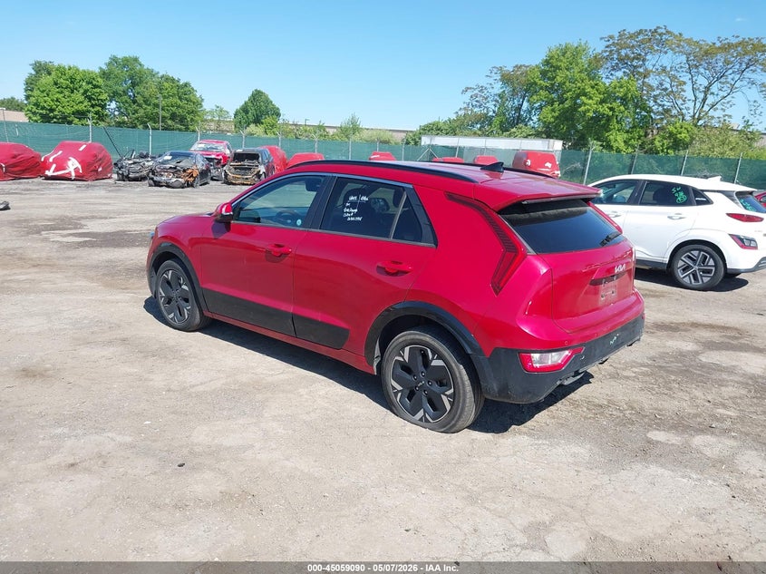 Vin: kndcr3l19r5107590, lot: 45556635, kia niro ev wind 20243