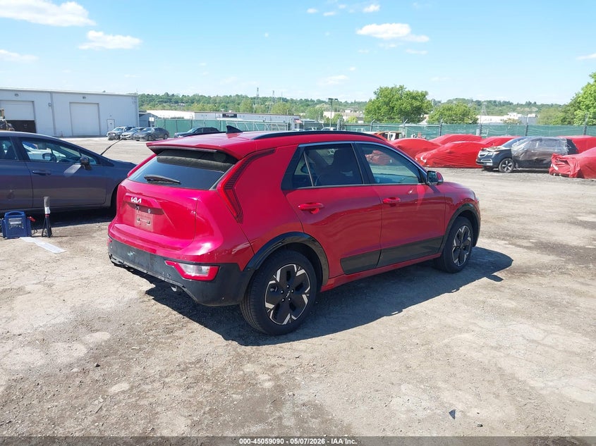 Vin: kndcr3l19r5107590, lot: 45556635, kia niro ev wind 20244