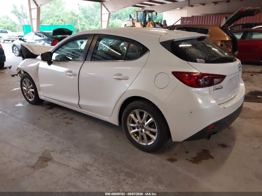 Vin: jm1bm1l72g1327497, lot: 45556696, mazda mazda3 i touring 20163